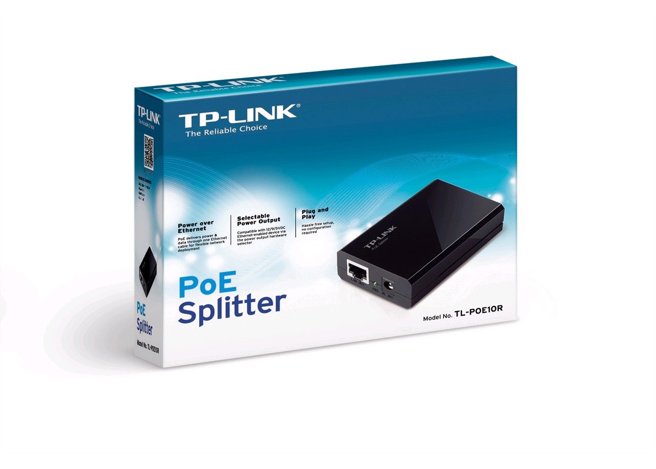 TP-Link PoE-сплиттер TL-PoE10R, 802.3af, до 100 м