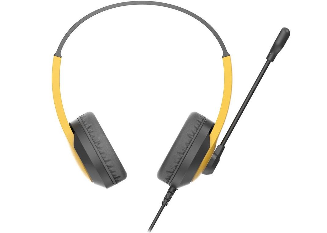 Гарнитура A4Tech Fstyler FH100U (BUMBLEBEE) с регулятором громкости, USB, желто-черный